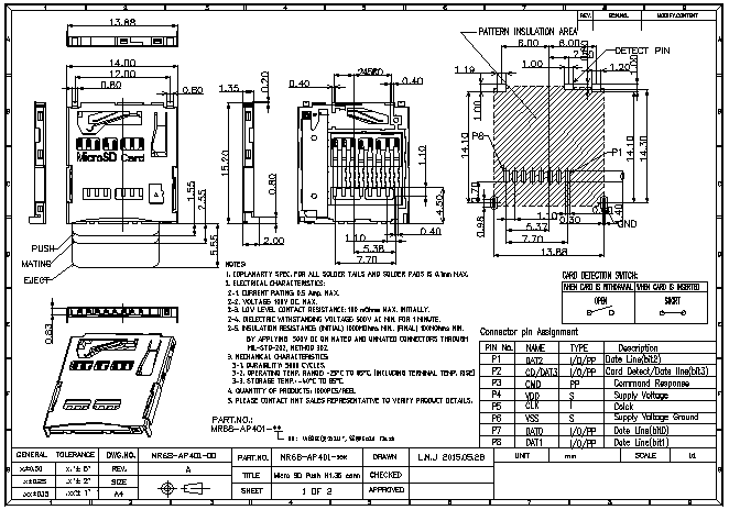 Micro SD Push H1.35