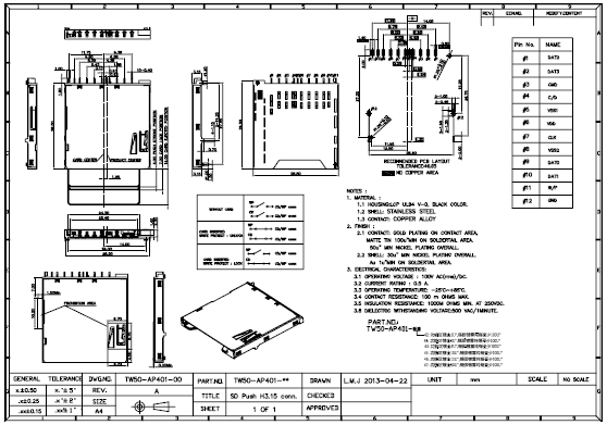 SD Push H3.15 conn.