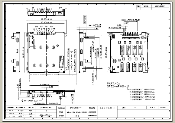 Micro SIM Push H 2.85
